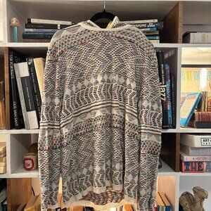 Missoni Crochet Knit Cotton Hoodie